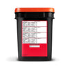 readywise 120 serving freeze-dried vegetable bucket label with nutrition facts and calories per serving shown