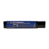Police Force tactical baton featuring one‑button extension, rubberized grip, and holster inside manufacturer packaging