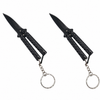 3-75-inch-mini-butterfly-knife-with-keychain-2-pack color black