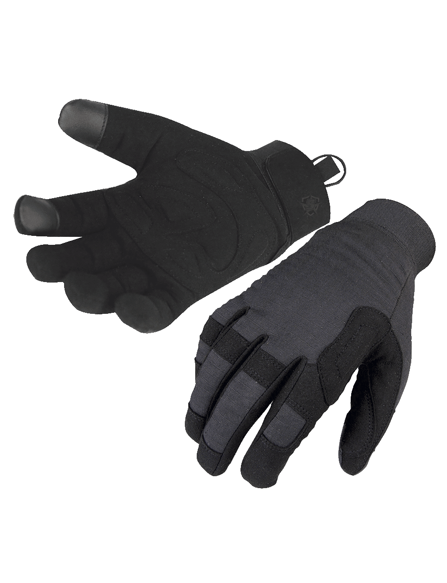 5ive Star Gear Tactical Assault Gloves with padded synthetic suede palms and touchscreen-compatible fingers.