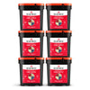 readywise 720 serving freeze-dried fruit bundle with bananas blueberries strawberries and apples in six food storage buckets