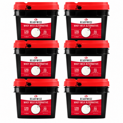 720 serving whey milk alternative bundle for long-term food storage and preparedness