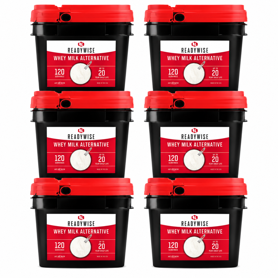 720 serving whey milk alternative bundle for long-term food storage and preparedness
