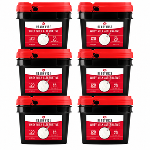 720 serving whey milk alternative bundle for long-term food storage and preparedness