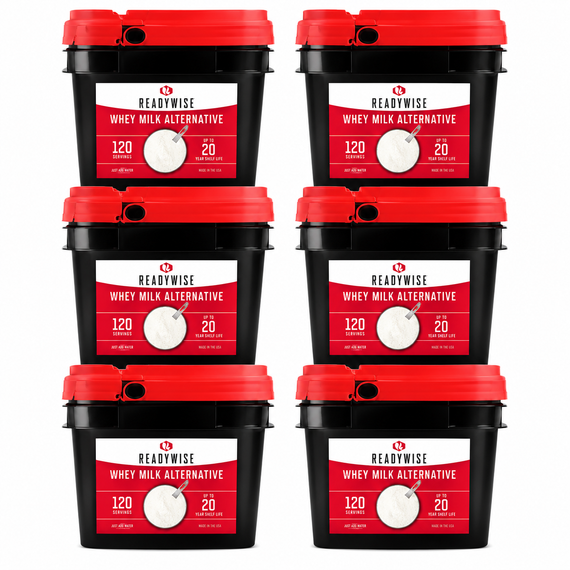 720 serving whey milk alternative bundle for long-term food storage and preparedness