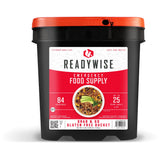 84 Serving Gluten Free Grab and Go Bucket featuring certified gluten-free meals, soups, rice dishes, and desserts for emergency preparedness and long-term food storage