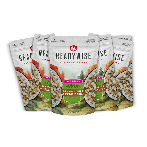 resealable pouch closure detail on ReadyWise snack packaging