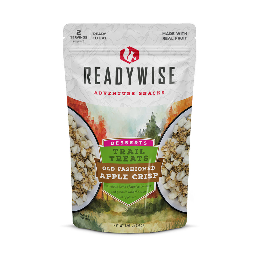 resealable pouch closure detail on ReadyWise snack packaging