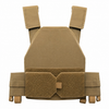 The Regicide lightweight tactical plate carrier with elastic cummerbund, pontoon pads, and modular front panel compatible with 10x12 and SAPI armor plates.