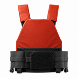 AR500 Regicide vest shown in the “Kachow” colorway with its full side profile.