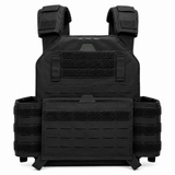 Black Testudo Gen 2 Plate Carrier for Tactical Loadouts, Ballistic Plates & Preparedness.