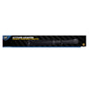 Attitude Adjuster stun baton shown inside its retail packaging with product image, branding, and listed flashlight features.