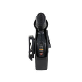 blackhawk Level 2 holster compatible with TASER X26P and X1, shown with Taser inside the holster