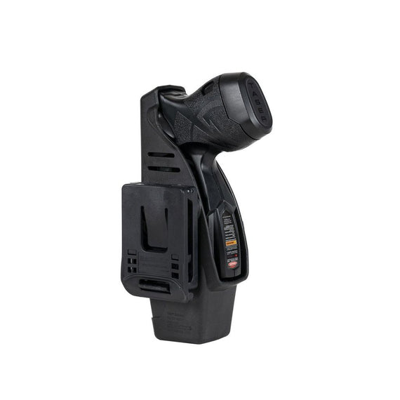 Blackhawk level 2 duty holster for TASER X26P and X1 with active retention system and duty belt compatibility