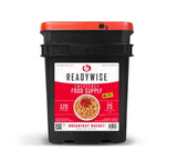 Breakfast emergency food bucket
