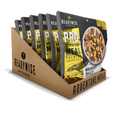 breakfast skillet signature edition pro adventure meal case of 6 freeze-dried meal pouches with eggs, sausage, cheese, peppers, and potatoes