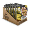 breakfast skillet signature edition pro adventure meal case of 6 freeze-dried meal pouches with eggs, sausage, cheese, peppers, and potatoes