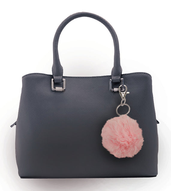 Pink Puff Furball Personal Alarm with keyring and purse clip 9 count wholesale display available exclusively from SDP Inc.