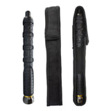 image displaying the full contents of the Dark Knight 26‑inch steel baton set, including baton and nylon holster