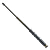 dark knight 26-inch expandable steel baton with rubberized grip, window breaker tip, and included nylon holster