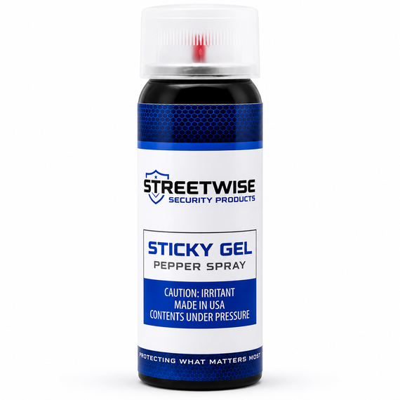 Double Defender 2 oz pepper gel refill canister for the Streetwise Double Defender Pepper Gel Gun.