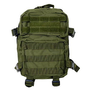 Every Day Tactical Pack green MOLLE gear bag with multiple storage compartments.