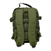 Green everyday‑carry tactical pack featuring adjustable padded shoulder straps and reinforced stitching.