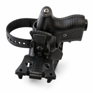 Firestorm VEGA JPX 2 Generation 1 right-hand Level 2 black Kydex holster with adjustable belt mount for secure duty carry.