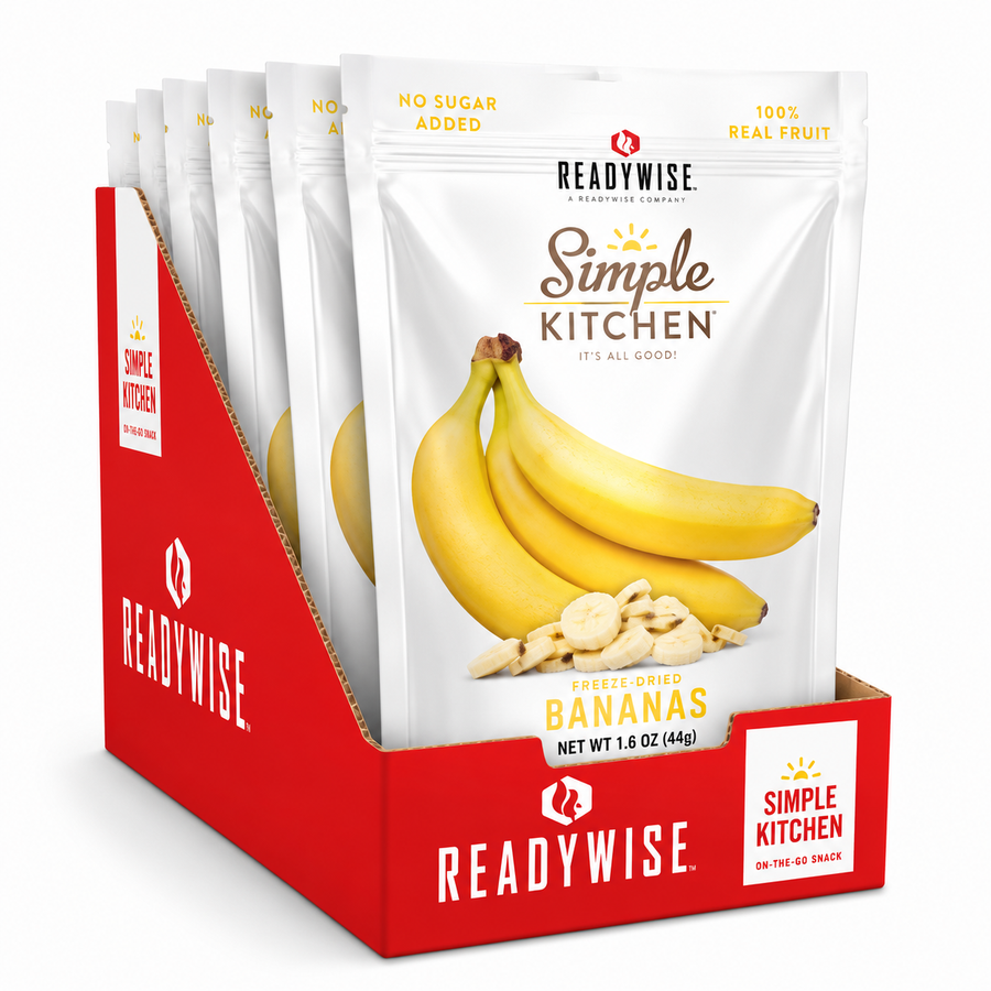 Freeze-Dried Bananas - 6 Pack