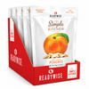 Simple Kitchen Freeze-Dried Peaches 6 Pack featuring six pouches of real freeze-dried peach snacks with no artificial flavors or preservatives