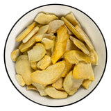 Simple Kitchen 6‑pack of freeze‑dried peaches pictured in plate ready to eat