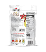 Simple Kitchen Organic Freeze-Dried Pineapples view of the sealed pouch back side