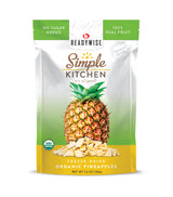 Simple Kitchen Organic Freeze-Dried Pineapples view of the sealed pouch front side