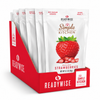 Freeze-Dried Strawberries 6 Pack by Simple Kitchen ReadyWise featuring six pouches of real freeze-dried strawberries with no artificial flavors or preservatives