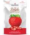 Simple Kitchen Freeze-Dried Strawberries 6 Pack healthy fruit snack with 3-year shelf life, gluten free, vegetarian, and made in the USA