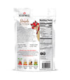 image of Simple Kitchen freeze‑dried strawberry and banana snack sealed pouch with nutrition facts shown