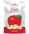 Sealed pouch pack of Simple Kitchen freeze‑dried sweet apple snacks shown for clean, everyday snacking