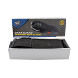 Grab Guard stun gun shown with its retail packaging and included instruction manual displayed beside the box.