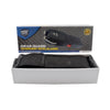 Grab Guard stun gun shown with its retail packaging and included instruction manual displayed beside the box.