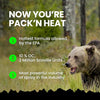 Griz Guard bear spray fogger 7.9 oz features shown