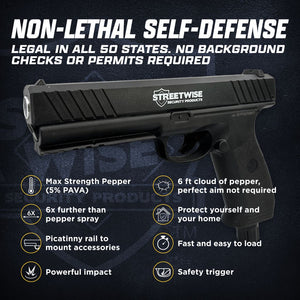Streetwise The Heat Pepper Launcher | Long-Range Pepper Spray Gun