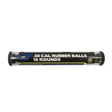 50 caliber rubber ball rounds for Streetwise HEAT launcher nonlethal protection.