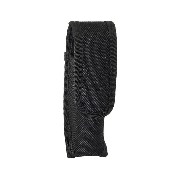 pepper spray holster with reinforced stitching shown in close detail for 3 ounce size