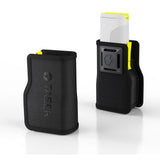 side profile highlighting slim, low‑profile design with Taser Bolt 2 inserted into the holster