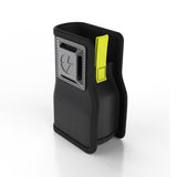 close‑up of the universal clip with removable metal attachment