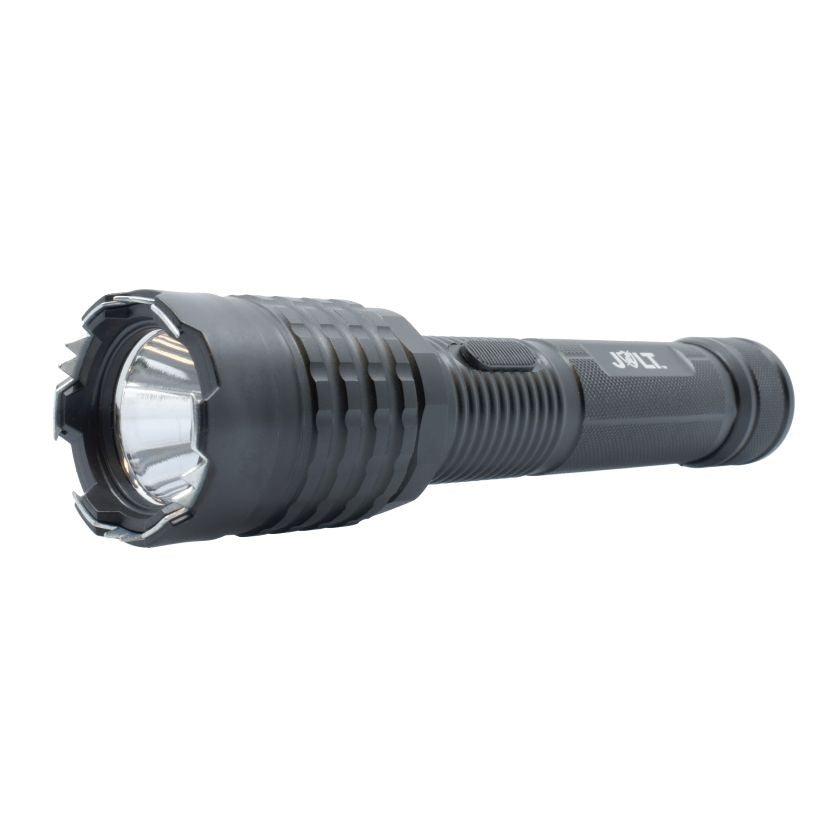 Jolt Jaws 96 Million Volt rechargeable tactical stun flashlight.