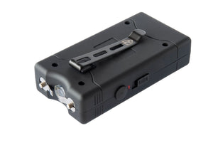 jolt mini stun gun charging flashlight and belt clip