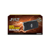 jolt mini stun gun with usb charging flashlight and belt clip manufacturer packaging