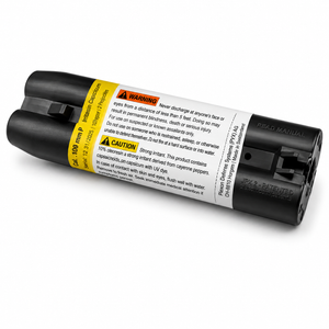 Black JPX 2 LE OC pepper cartridge shown with labeled markings identifying model and OC formulation.