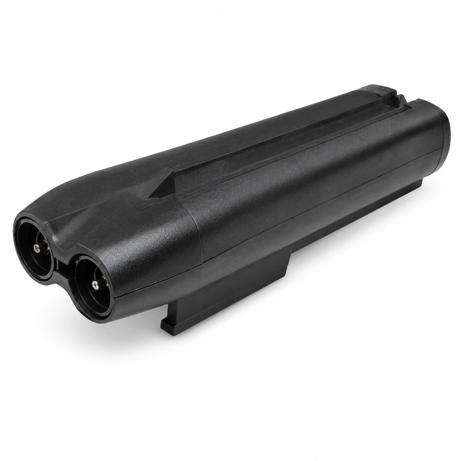 Piexon JPX 2 Black LE primer-fired two-shot OC cartridge with black tip for compatible JPX 2 pepper spray launchers.